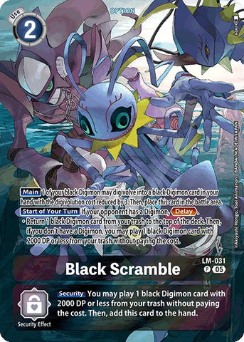 Black Scramble [LM-031] (Alternate Art) [Starter Deck: Protector of Light]