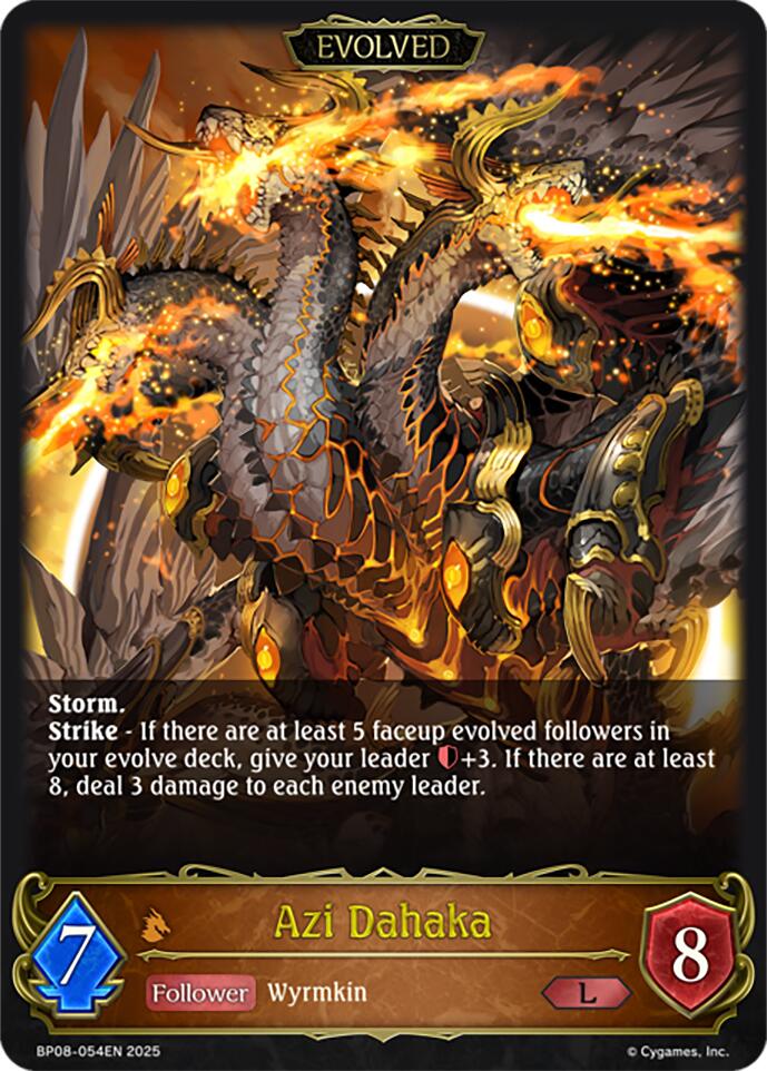 Azi Dahaka (Evolved) (BP08-054EN) [Alterchaotica]