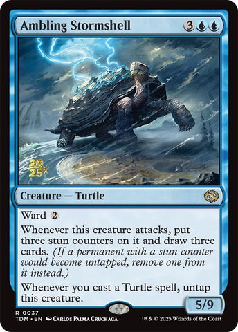 Ambling Stormshell [Tarkir: Dragonstorm Prerelease Cards]