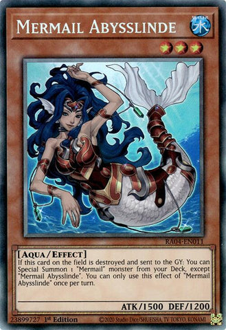 Mermail Abysslinde [RA04-EN011] Collector's Rare