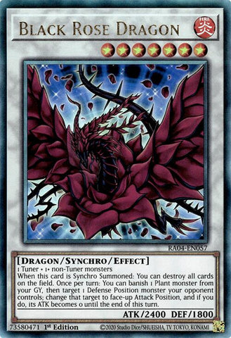 Black Rose Dragon [RA04-EN057] Ultimate Rare