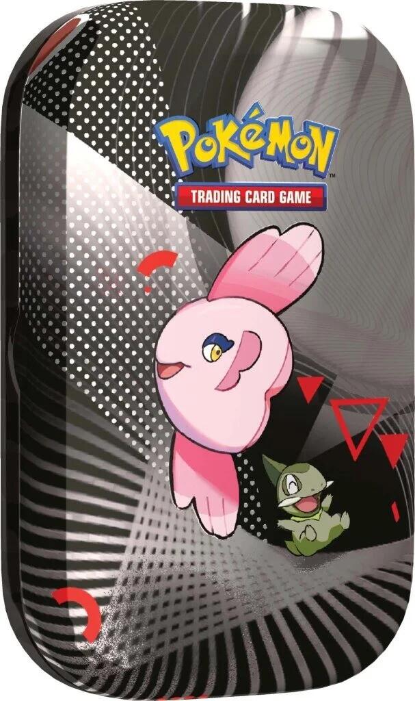 Scarlet & Violet : Black Bolt & White Flare - Unova Mini Tin (Alomomola & Axew)