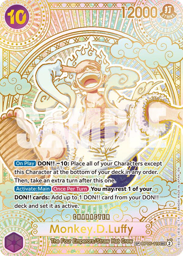 Monkey.D.Luffy (SP) (Or) [Un poing de vitesse divine] 