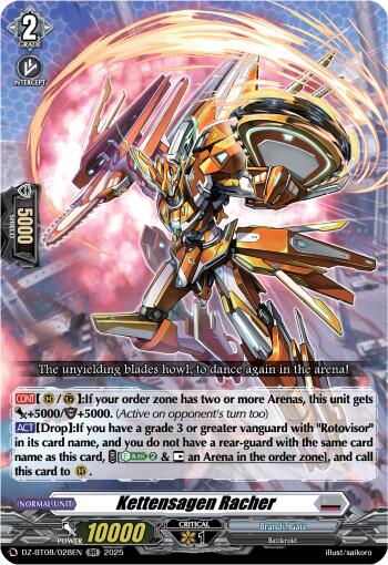 Kettensagen Racher (DZ-BT08/028EN) [DZ-BT08: Knights 0f Rebirth]
