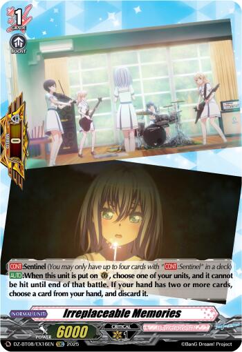 Irreplaceable Memories (DZ-BT08/EX16EN) [DZ-BT08: Knights 0f Rebirth]