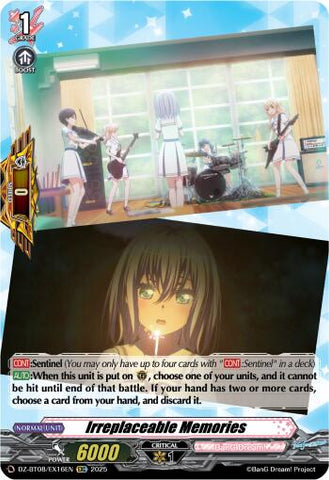 Irreplaceable Memories (DZ-BT08/EX16EN) [DZ-BT08: Knights 0f Rebirth]