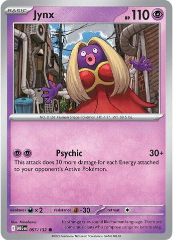 Jynx (057/132) [Mega Evolutions: Base Set]
