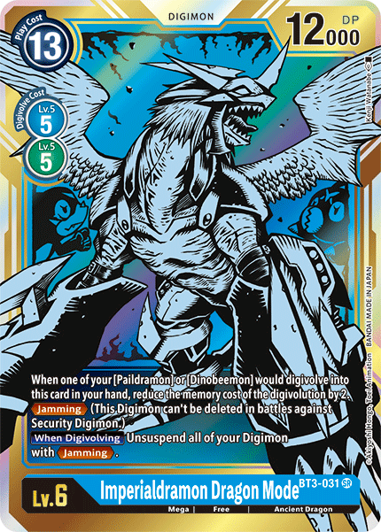 Imperialdramon Dragon Mode [BT3-031] (Alternate Art) [Release Special Booster Ver.1.5]