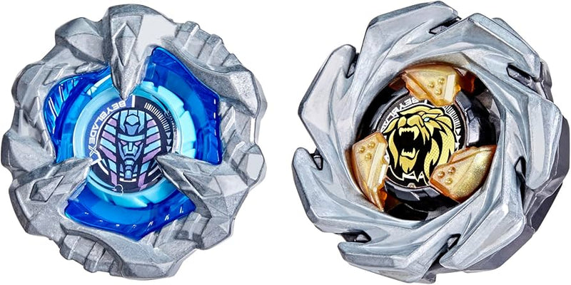 Beyblade X - Dual Pack - Cowl Sphinx 1-80GF BX (Attack Type) / Crest Leon 7-60GN UX (Defense Type)