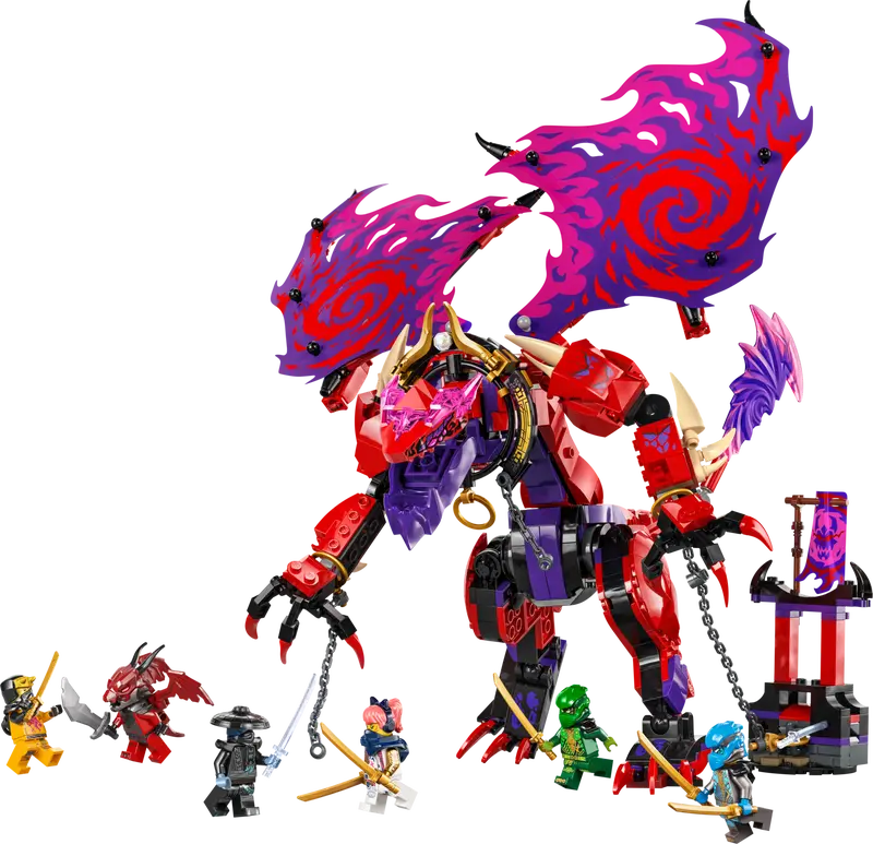 LEGO® NINJAGO® Thunderfang Dragon of Chaos Set 71832