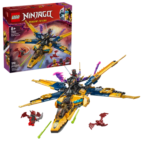 LEGO® NINJAGO® Ras and Arin's Super Storm Jet Set 71833