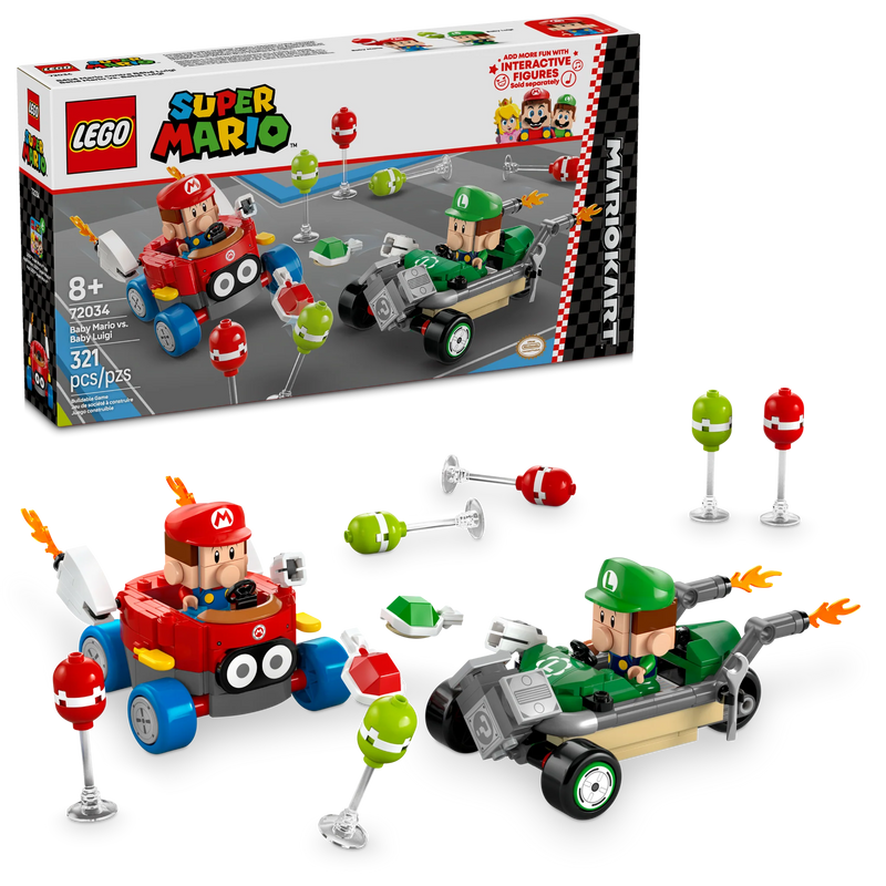 LEGO® Mario Kart™ Baby Mario & Baby Luigi Set 72034