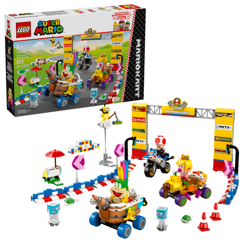 LEGO® Mario Kart™ Baby Peach & Grand Prix Set 72036