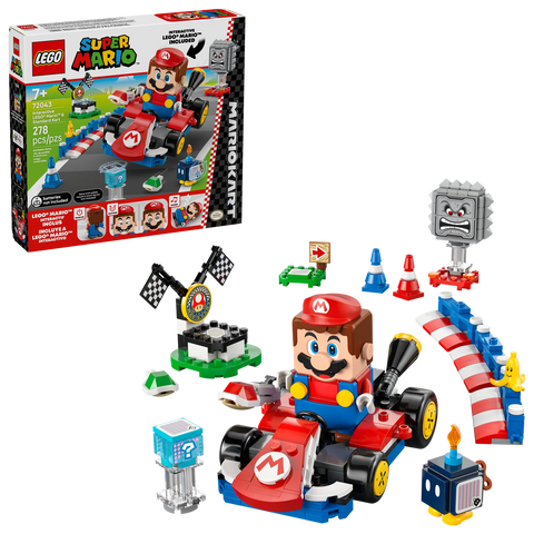 LEGO®  Mario Kart™ Interactive Mario™ & Standard Kart Set 72043