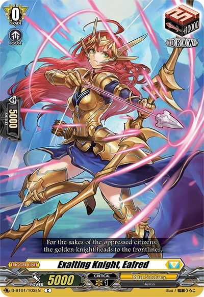 Exalting Knight, Eafred (D-BT01/103EN) [Genesis of the Five Greats]