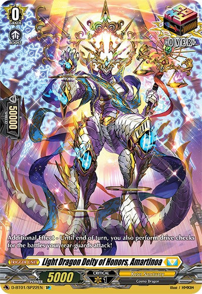 Light Dragon Deity of Honors, Amartinoa (D-BT01/SP22EN) [Genesis of the Five Greats]