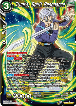 Trunks, Spirit Resonance (EX18-03) [Namekian Boost]