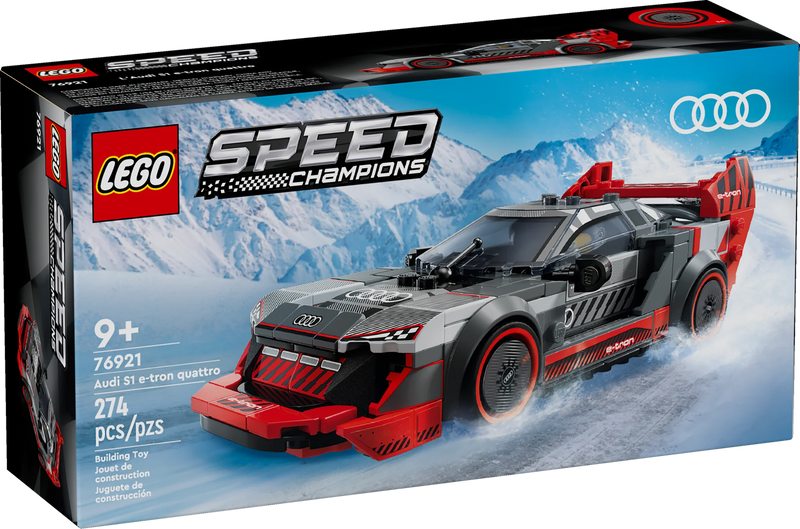 LEGO®  Speed Champions Audi S1 E-tron Quattro Race Car Set 76921