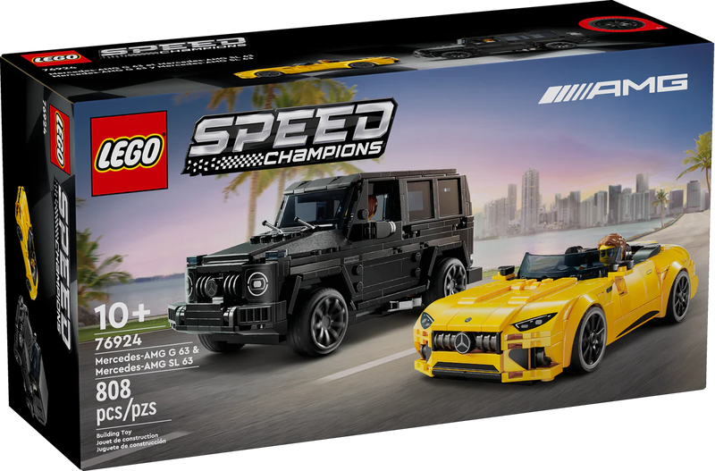 LEGO®  Speed Champions Mercedes-AMG G 63 & Mercedes AMG SL 63 Car Set 76923