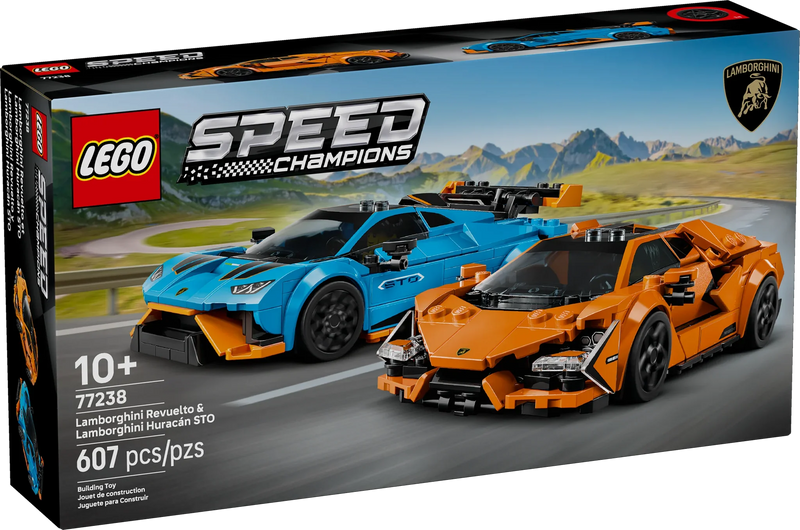 LEGO®  Speed Champions Lamborghini Revuelto & Huracán STO Set 77238