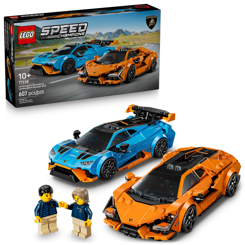 LEGO®  Speed Champions Lamborghini Revuelto & Huracán STO Set 77238