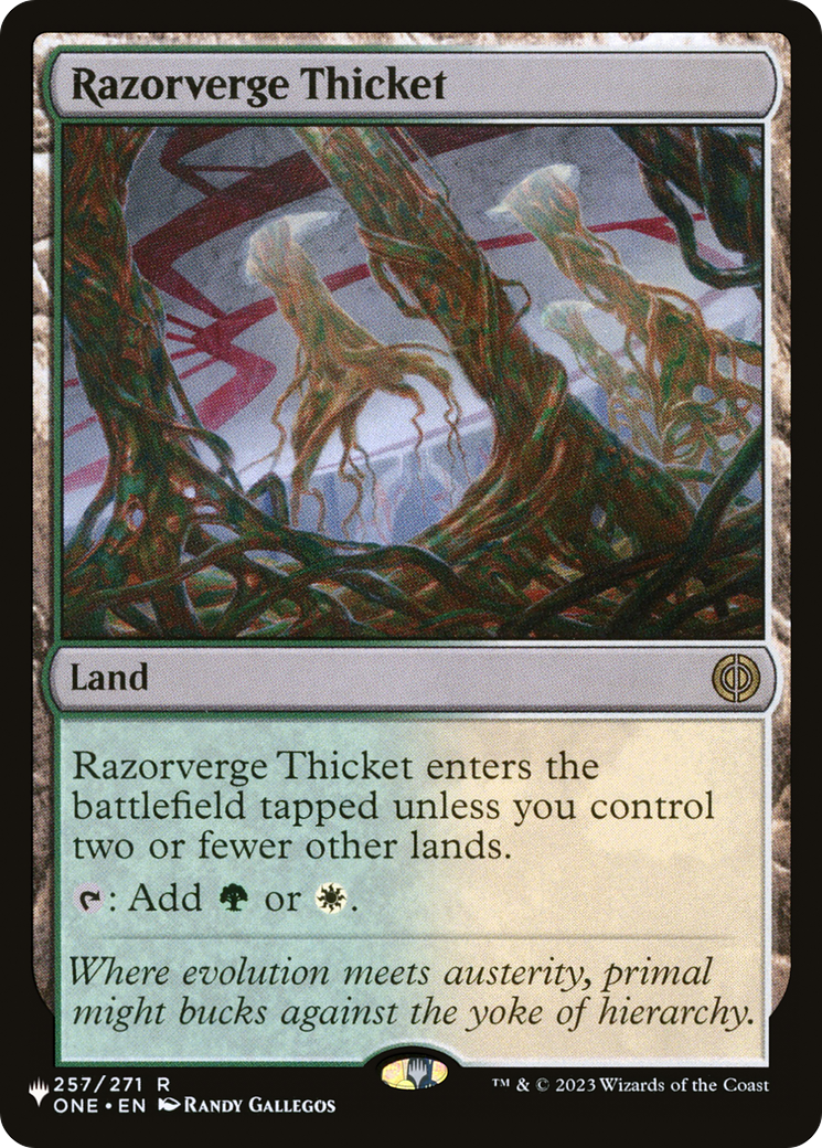 Razorverge Thicket [The List]