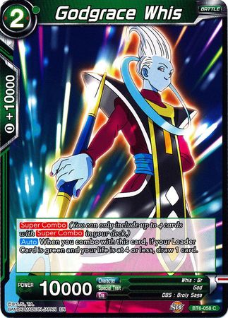 Godgrace Whis (BT6-058) [Destroyer Kings]