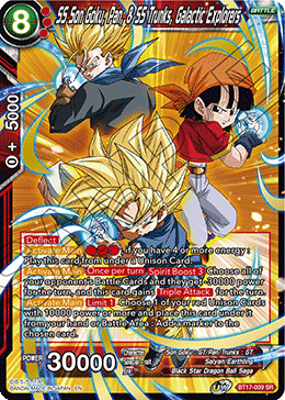 SS Son Goku, Pan, & SS Trunks, Galactic Explorers (BT17-009) [Ultimate Squad]