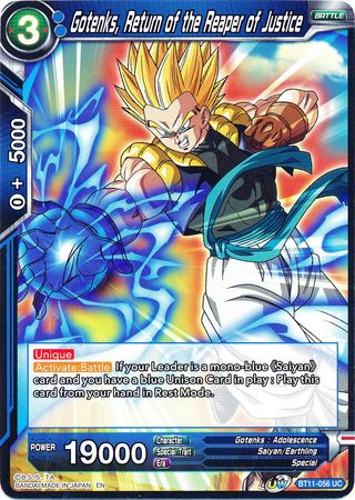 Gotenks, Return of the Reaper of Justice (BT11-056) [Vermilion Bloodline]