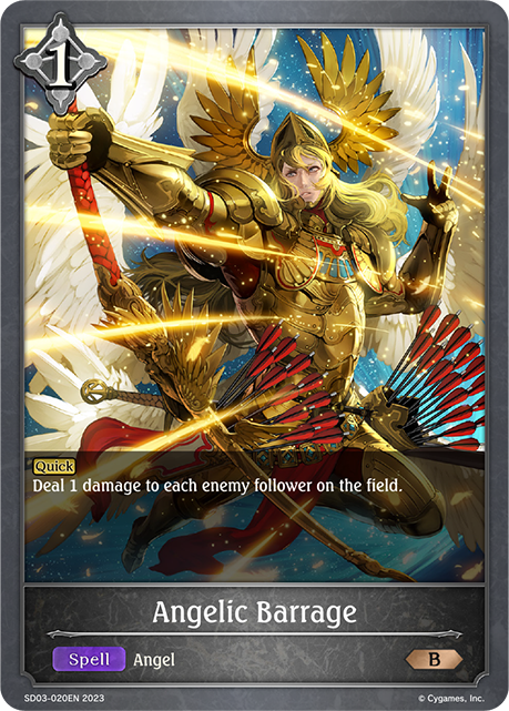 Angelic Barrage (SD03-020EN) [Mysteries of Conjuration]