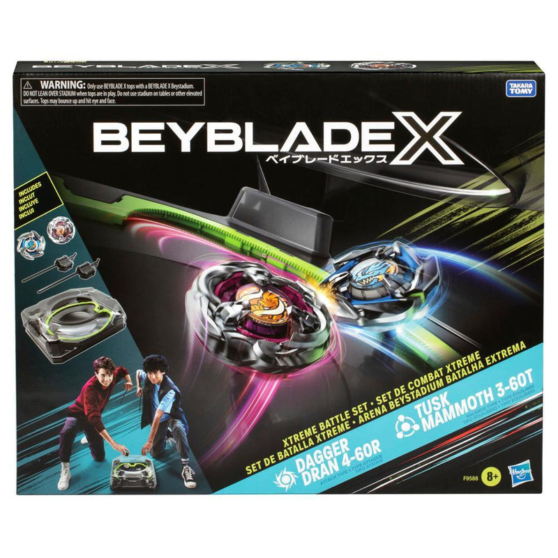 Beyblade X -  Xtreme Battle Set (1x Beystadium, 2x Beyblade, 2x Launchers)