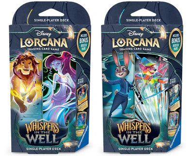 *Pre-Order* Disney Lorcana Whispers in the Well - Starter Deck (Bundle of 2)