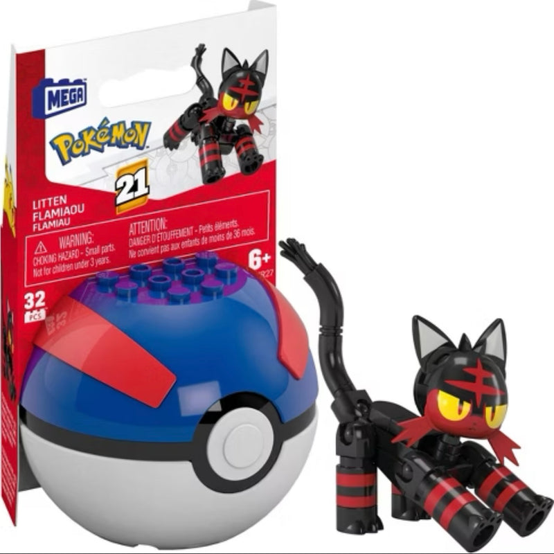 Mega Construx Pokeball (Choose your Pokémon)