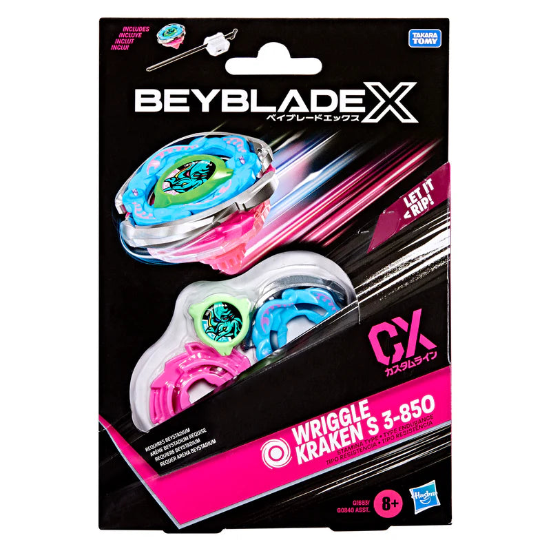 Beyblade X - Wriggle Kraken S 3-85O CX (Stamina Type)