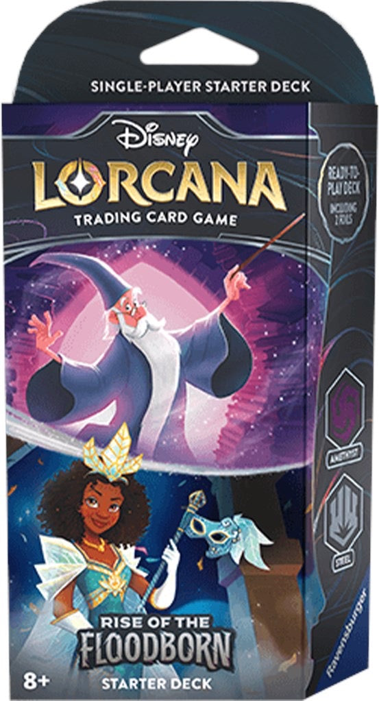 Disney Lorcana - Rise of the Floodborn - Starter Deck (Amethyst & Steel)