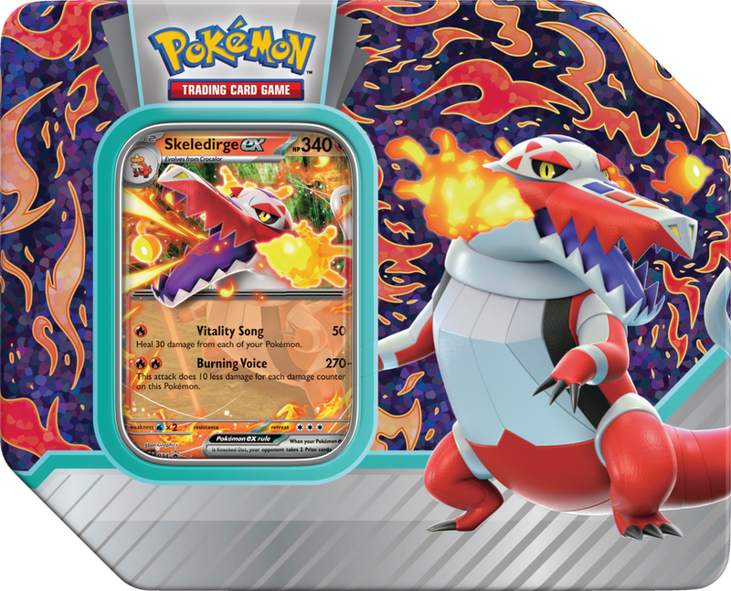 Pokemon - Paldea Partners Tin - Skeledirge EX