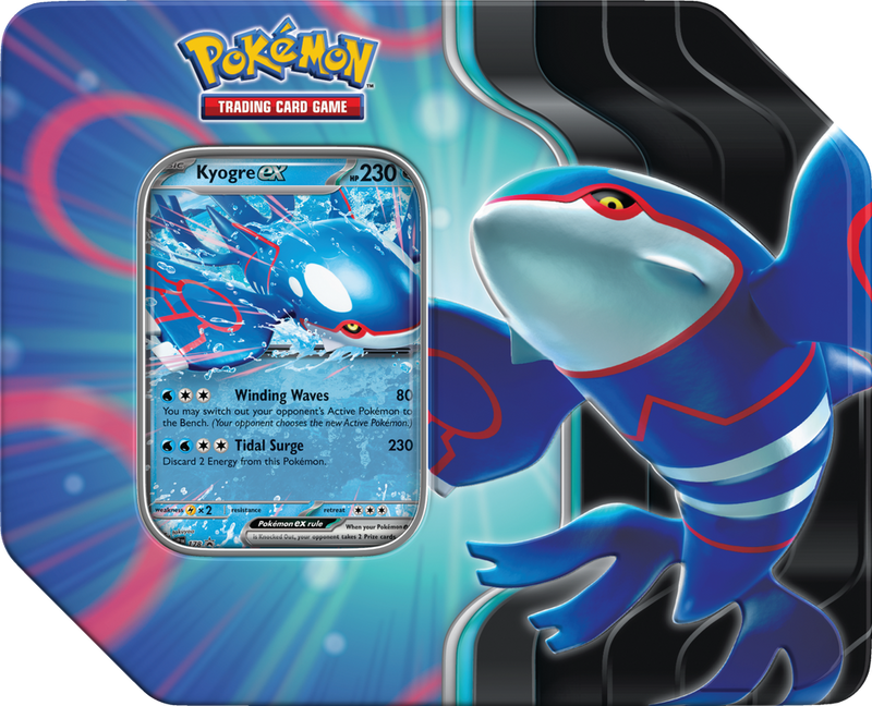 *Pre-Order* Pokémon - Azure Legends Tin - Kyogre Ex