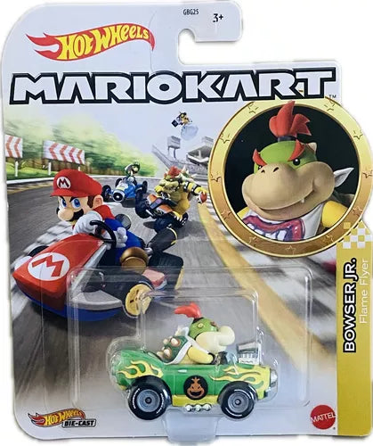 Hot Wheels - Mario Kart - Bowser Jr. Flame Flyer