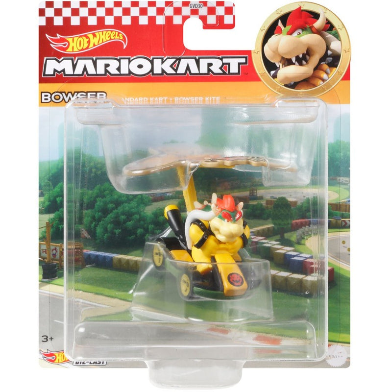 Hot Wheels - Bowser Standard Kart + Bowser Kite