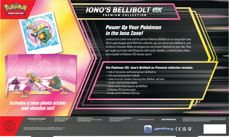 *Pre-Order* Pokémon - Iono’s Bellibolt Ex Premium Collection Box