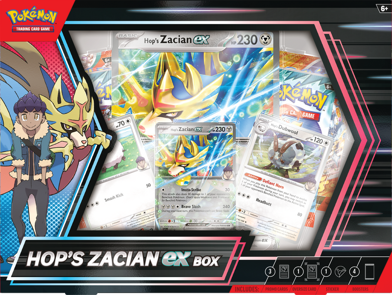 *Pre-Order* Pokémon - Hop’s Zacian Ex Collection Box