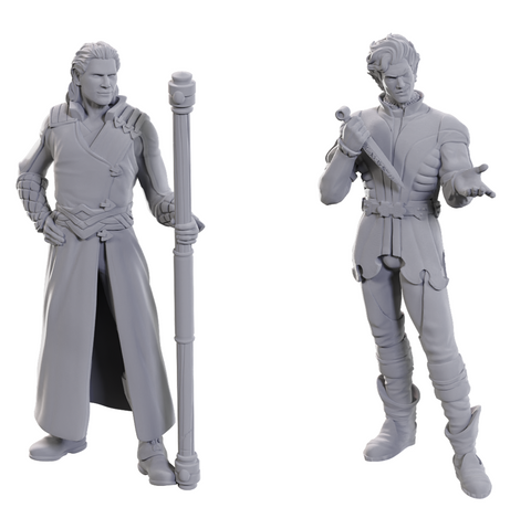 Dungeons & Dragons - Gale & Astarion - Mini Figurine (Unpainted)