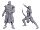 Dungeons & Dragons - Jaheira & Halsin - Mini Figurine (Unpainted)