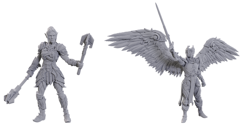 Dungeons & Dragons - Dame Aylin & Minthara - Mini Figurine(Unpainted)
