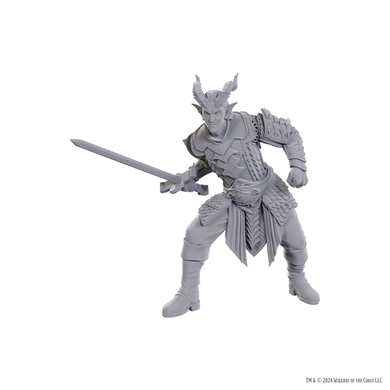 Dungeons & Dragons - Ulder Ravengard & Zevlor - Mini Figurine(Unpainted)