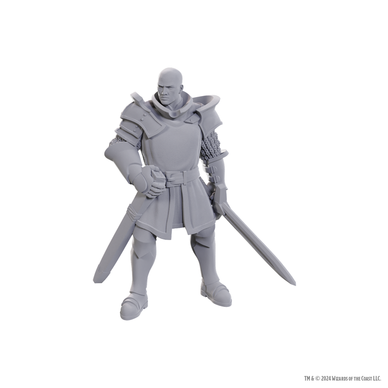 Dungeons & Dragons - Ulder Ravengard & Zevlor - Mini Figurine(Unpainted)
