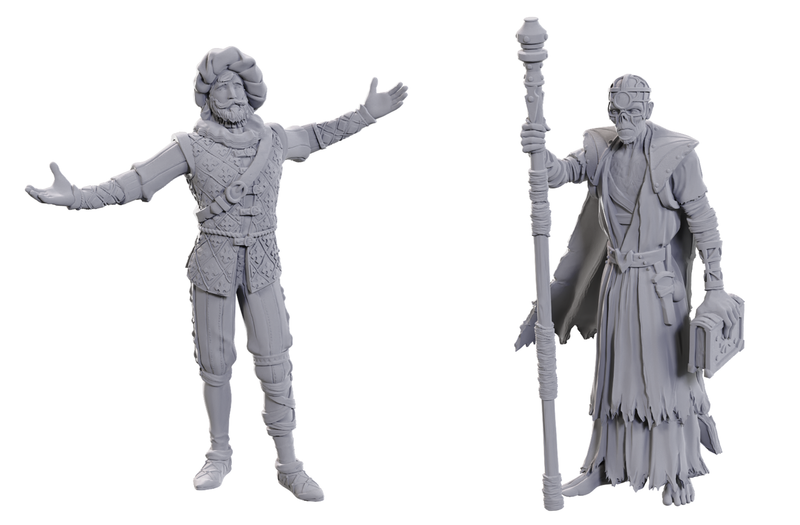 Dungeons & Dragons - Volo & Withers - Mini Figurine(Unpainted)