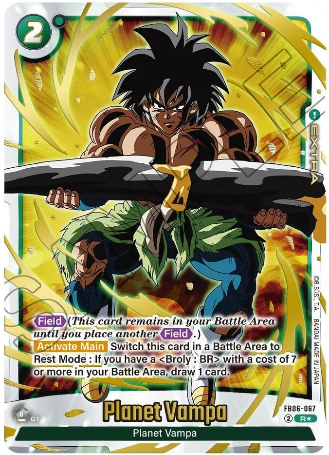 Dragon Ball Fusion World - Broly Premium Deck Box And Sleeves(64ct)