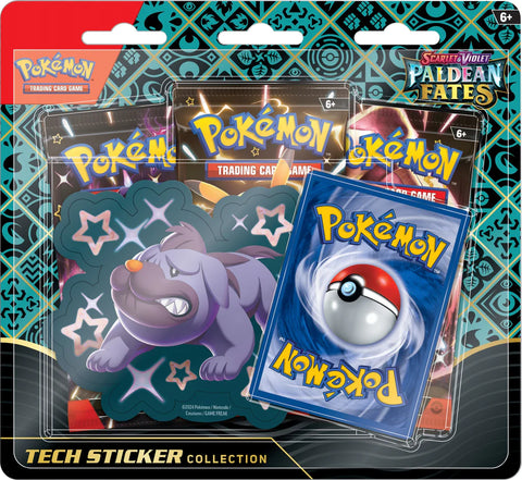Scarlet & Violet: Paldean Fates - Tech Sticker Collection (Maschiff)