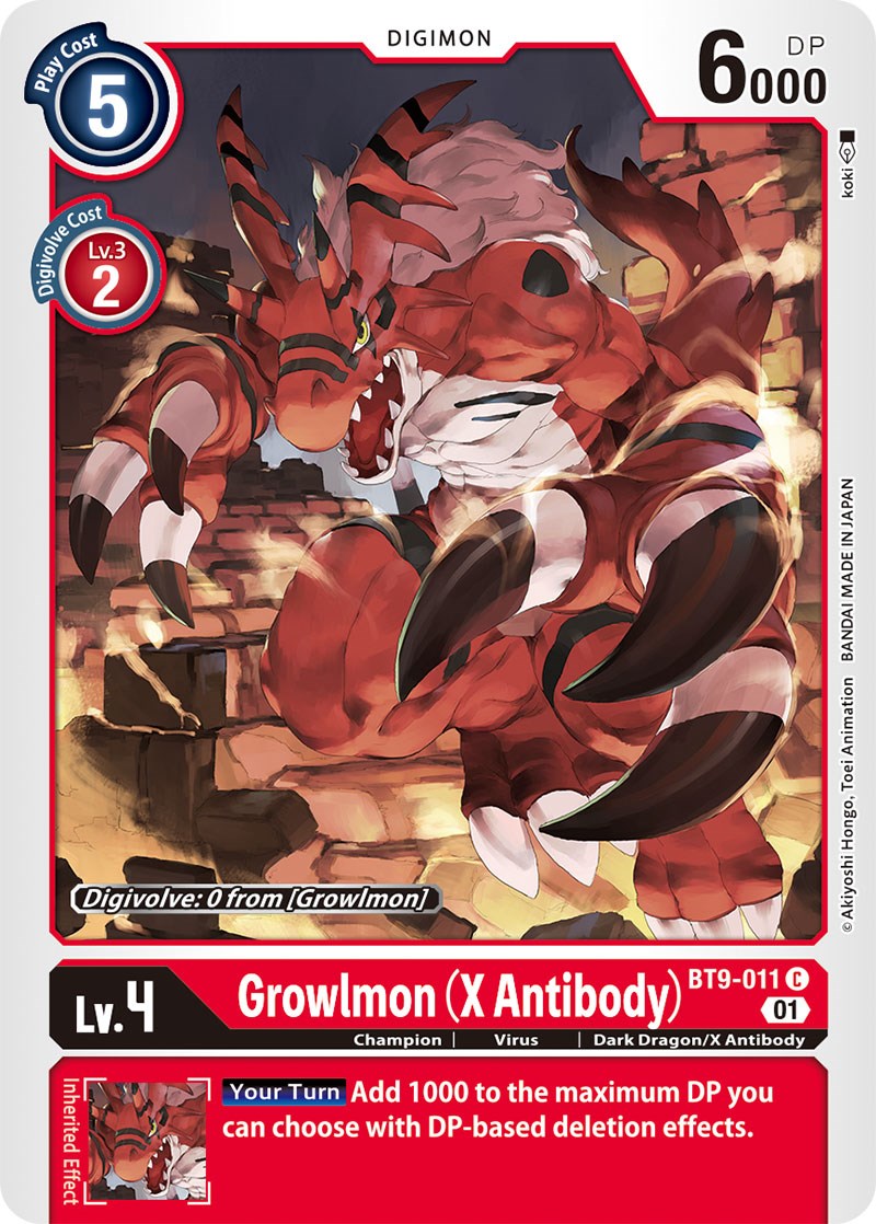 Growlmon (X Antibody) [BT9-011] [X Record]